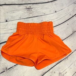 FIVE dancewear Shorts YL orange high waist